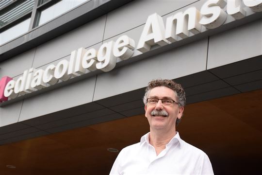 Rob van Velzen, ICT-manager van Mediacollege Amsterdam
