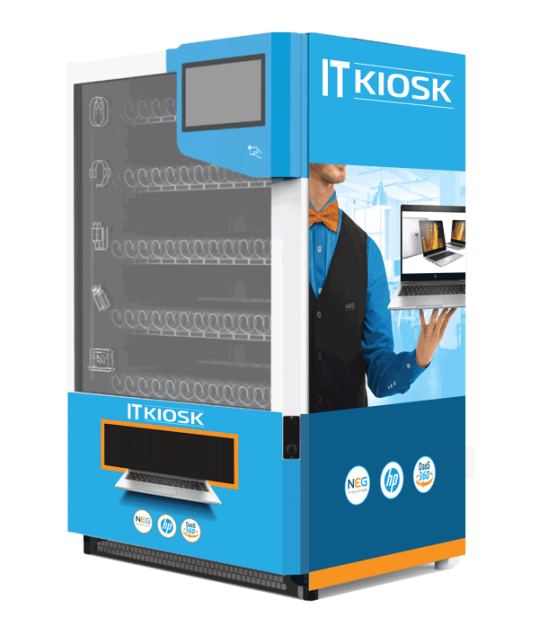 IT-Kiosk, een speciaal toegeruste vending-machine