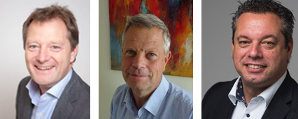 V.l.n.r.: Epco Pottinga, Ron van der Touw, Hans van Zalingen
