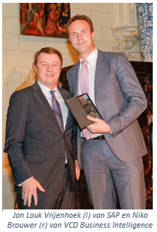 VCD Business Intelligence wint SAP Best Partner Managed Cloud Partner award