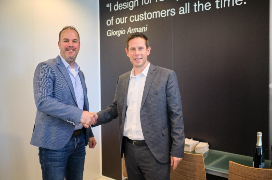 Arco van Bezooijen (Datacenter Nedzone) en Gerben van der Veen (Dataplace) 