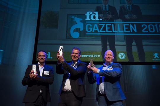 De winnaars van FD Gazellen 2018 in categorie middelgroot, Regio West-Nederland