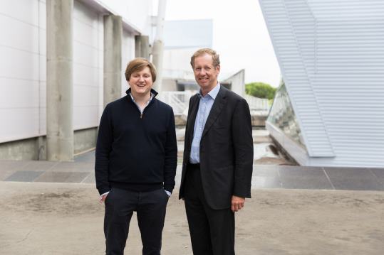 Jeroen De Wit (Teamleader, links op de foto) en Duco Sickinghe (Fortino Capital, rechts op de foto)