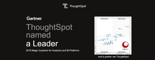 ThoughtSpot leider in Gartner Magic Quadrant 2019 voor Analytics & BI