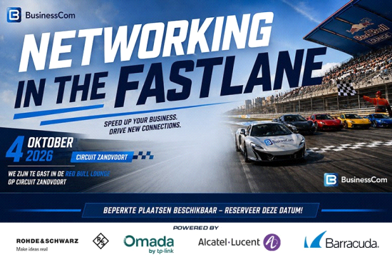 BusinessCom partner-event 'Networking in the Fastlane' op circuit Zandvoort