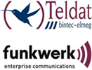 Logo Teldat (voorheen Funkwerk)