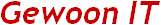 Logo Gewoon IT