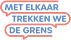 Logo Met elkaar trekken we de grens