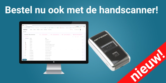Ruim 1 miljoen OPN2001 Handscanner eigenaren kunnen vanaf nu ook bestellen bij BarTrack!