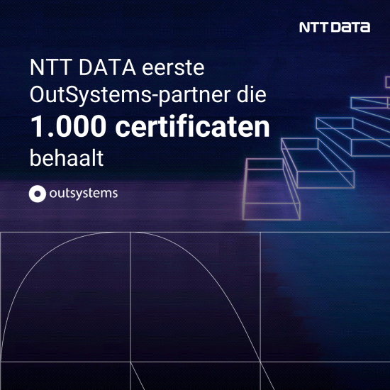 NTT DATA eerste OutSystems-partner die 1.000 certificaten behaalt