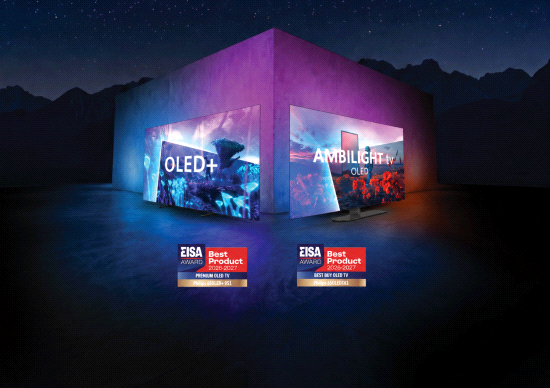 Philips Ambilight TV wint twee prestigieuze EISA Awards 2026.